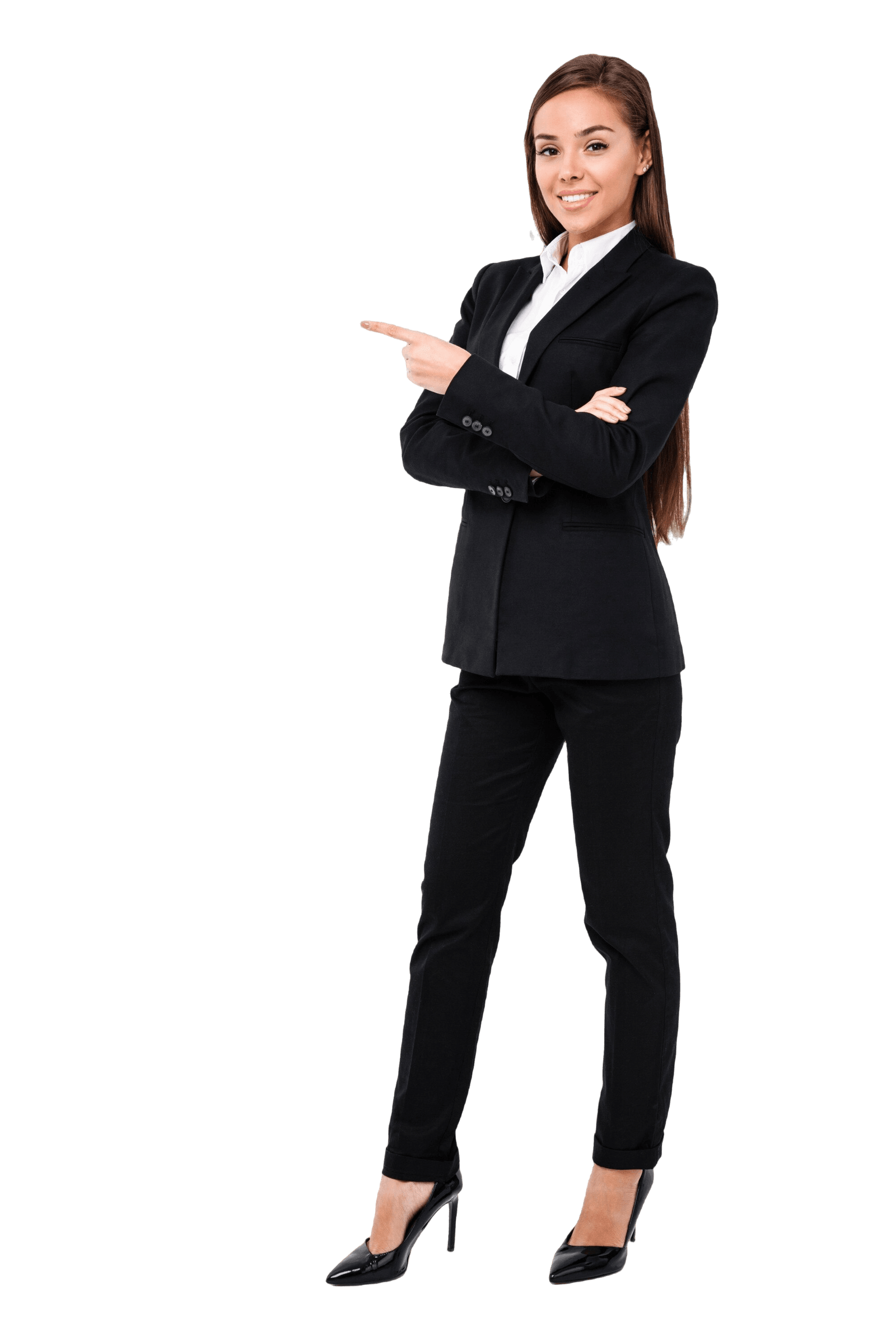 happy-business-woman-pointing-copyspace